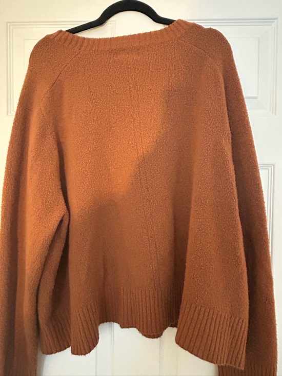 Universal Thread Scoop Neck Sweater in Burnt Orange - Picture 2 of 3